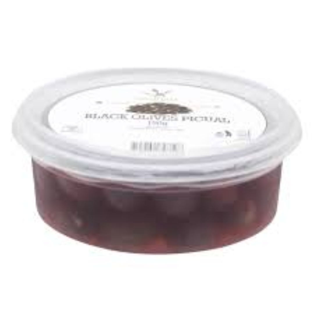 QUEEN DELI BLACK OLIVES PICUAL 150G